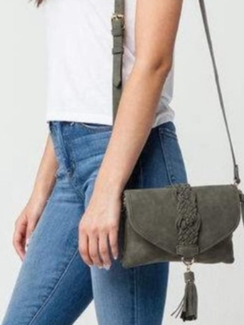 Violet Ray Kenya Braided Crossbody